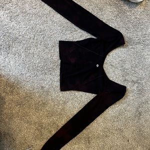 Lululemon long sleeve cropped top!